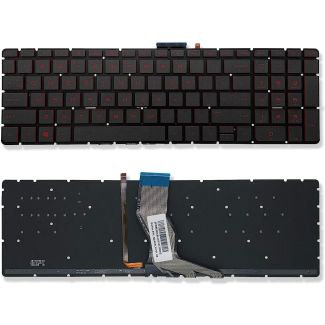 Teclado de Repuesto (Usado) P/Laptop Retro Iluminado rojo  V150646LS1 