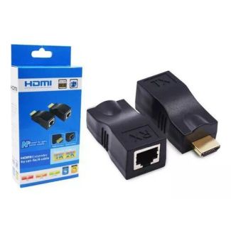 Extensor HDMI por cable cat-5e/6 conector rj45, hasta 30 mts.