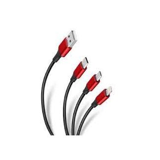 cable Micro y mini usb para celulare 3 en 1 Steren Usado