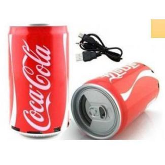Bocina Stereo en forma de lata de Cocacola