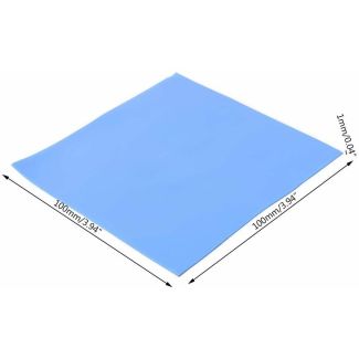 Blue100mmx100m mx1mm GPU CPU Disipador de calor Cool Thermal Silicone Pad 