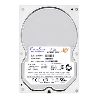 Disco Duro Interno 3.5"  (USADO)  80 GB ExcelStor model: J8080S