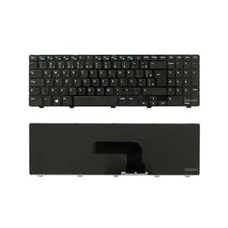 teclado para portátil DELL Inspiron 15, 3521, 15R, 5521, 2521, marco brillante, negro,