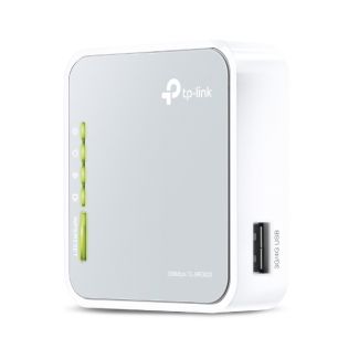 Enrutador inalámbrico N portátil 3G/4G TP-LINK modelo: TL-MR3020 (USADO)