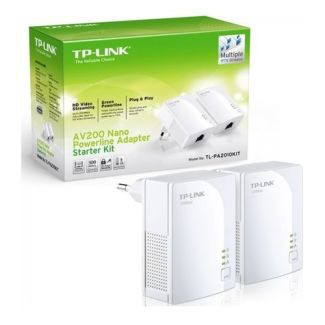 Adaptador TP-LINK TL-PA2010KIT AV200 Nano Powerline Starter Kit